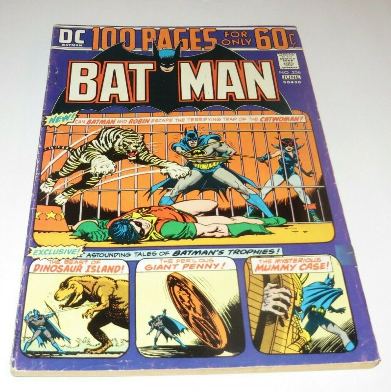 Batman #256 VG/FN 1974 DC Comic Book Bondage Cover Catwoman Robin Boy Wonder