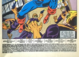 CAPTAIN AMERICA Comic # 336 — Where is Steve Rogers?  — 1987 Marvel Fine+ Cond 