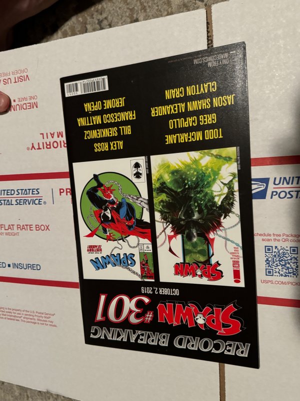 Spawn #300 (2019)capullo and McFarlane variant