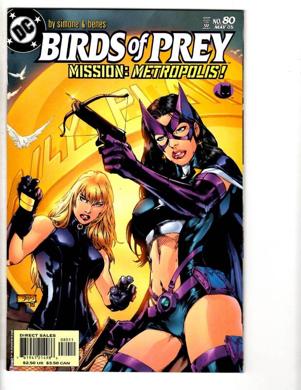 Lot Of 8 DC Comic Books Birds Of Prey #61 77 78 79 80 81 82 91 Batman Joker CR23