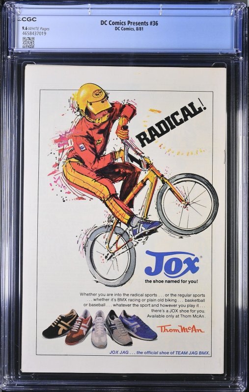 DC Comics Presents #36 (8/81) Graded CGC 9.6