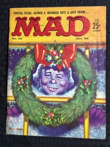 1959 MAD Magazine #44 VG+ 4.5 Alfred E Newman Gets a Christmas Gift