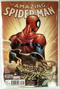  MARVEL THE SUPERIOR SPIDER_MAN #14  RAMOS SPIDEY VARIANT  SIGNED w/COA 