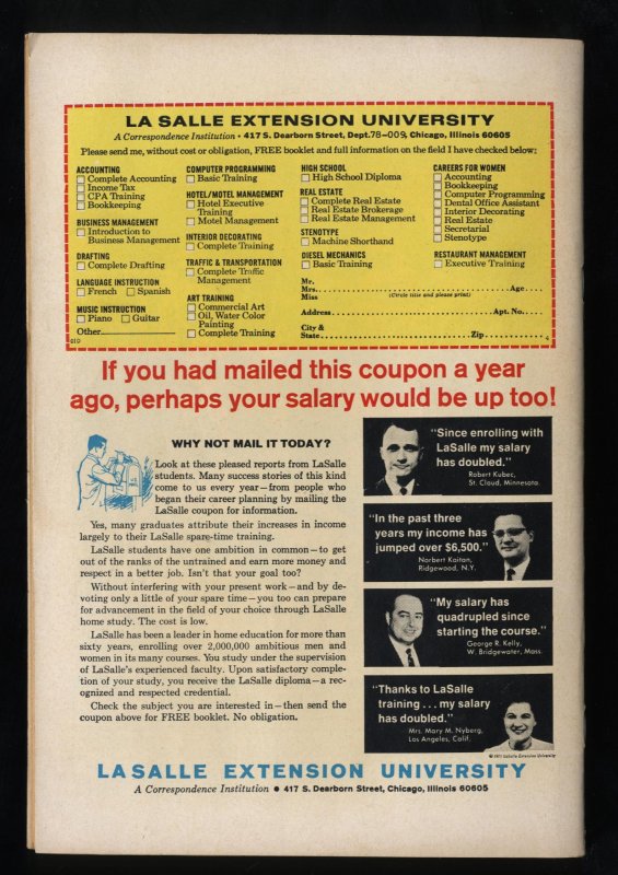 Sgt. Fury and His Howling Commandos #100 FN+ 6.5