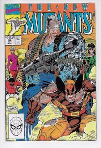 New Mutants #94 - Cable / Wolverine / Rob Liefeld Art (Marvel, 1990) - VF/NM