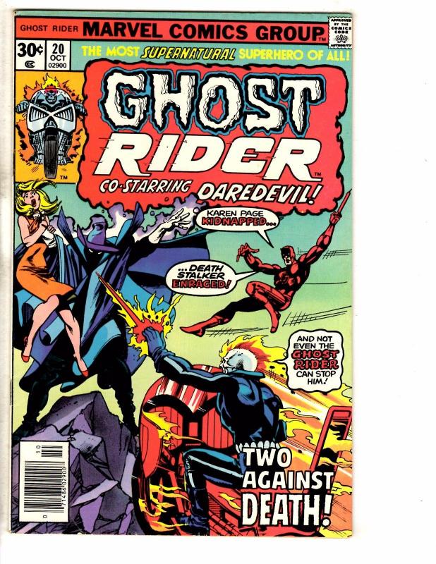 Ghost Rider # 20 VF Marvel Comic Book Fear Monster Scary Horror J246