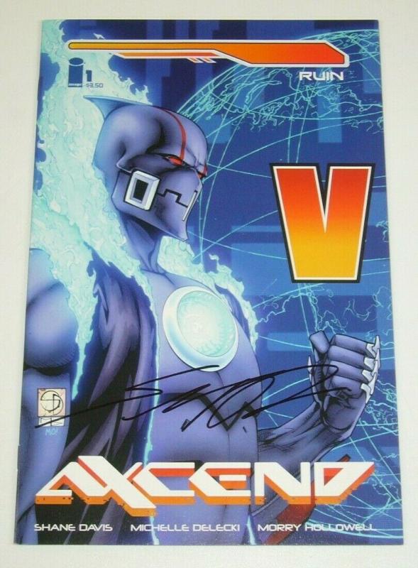 Axcend #1 (cover B)  VF/NM; signed by Shane Davis - Image Comics