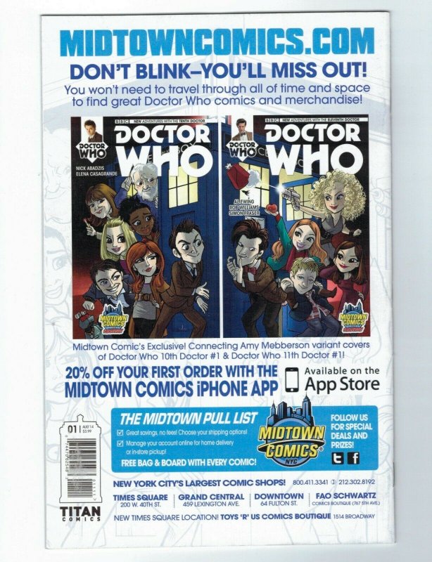 Doctor Who: The Eleventh Doctor #1 VG Midtown Comics exclusive variant - Titan 