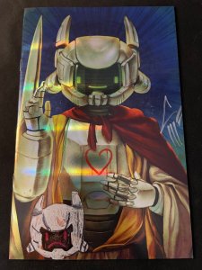 WE EAT GODS #1 Foil Edition, Signed/Remarked by Javan Jordan, COA, NM Condition