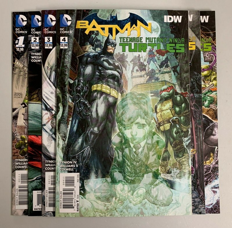 Batman Teenage Mutant Ninja Turtles #1-6 (DC 2015) James Tynion IV (9.0+)