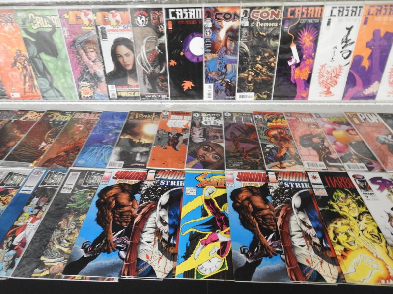 Huge Lot 150+ Comics W/ Pitt, Powers, Red Sonja+ Avg VF- Condition!