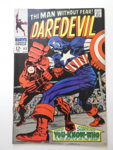 Daredevil #43 (1968) Classic Kirby Cover! Beautiful Fine/VF Condition!