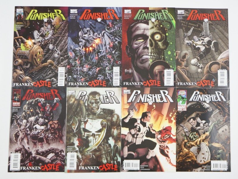 Punisher vol. 8 #1-21 VF/NM complete series + annual - Franken-Castle - Remender 