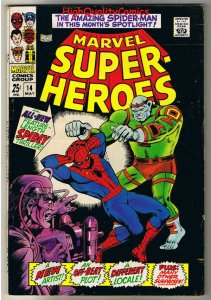 MARVEL SUPER-HEROES #14, FN, Spider-man, Jack Kirby, 1968, more in store