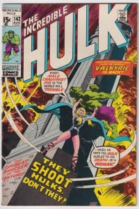 Incredible Hulk #142 (1971) Valkyrie appearance!