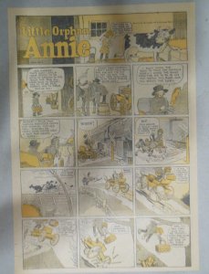 Little Orphan Annie Sunday Page Harold Gray ?/1928 Size: 11 x 15 inches