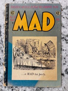 MAD # 15 GD/VG Golden Age EC Comic Book Magazine Pre-Code Humor 4 J877