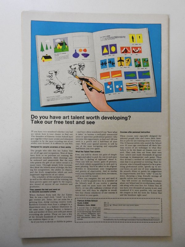 The X-Men #63 (1969) VG Condition 2 centerfold wraps detached top staple