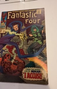 Fantastic Four #65 (1967)I accuse  Ronan 1st app Mod browning/Foxxing