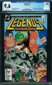 Legends #3 (1987) CGC 9.6 NM+