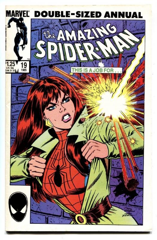 AMAZING SPIDER-MAN ANNUAL #19 comic book 1985-MARVEL VF