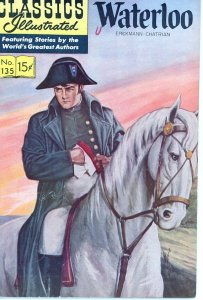 Classics Illustrated 135  HRN 135  Waterloo  VG