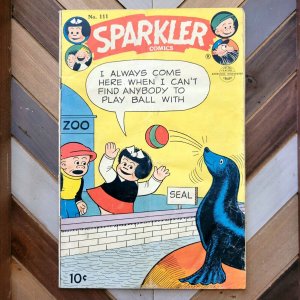 SPARKLER COMICS #111 GD- (1953) Nancy & Sluggo CASEY RUGGLES Pre-Code BUSHMILLER