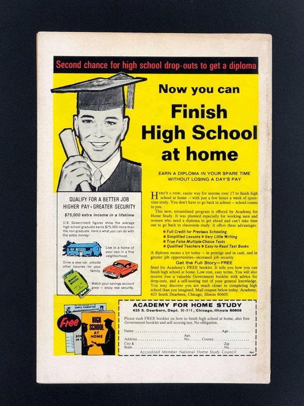 The Avengers #65 (1969) Final Avengers Issue With a $0.12 Cover Price