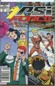 PSI FORCE #31, VF/NM, Marvel, 1986 1989  more Marvel in store