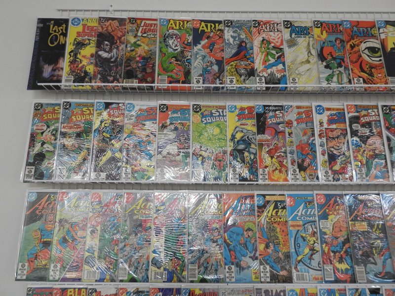 Huge Lot 120+ Comics W/ Action Comics, Batman, Superman, +More! Avg FN Cond!