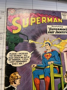 Superman #126 DC Comics 1959 Early Silver Age Curt Swan 10 Cent Cover GD