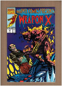 Marvel Comics Presents #83 WOLVERINE WEAPON X 1991 Barry Windsor-Smith VF+ 8.5