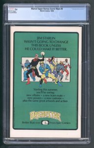Marvel Super Heroes Secret Wars #6 (10/84) Graded CGC 9.6