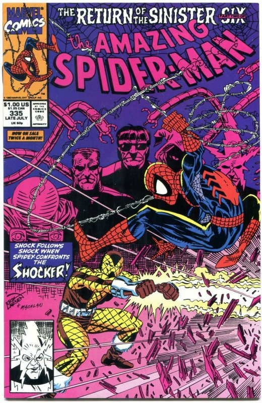 AMAZING SPIDER-MAN #335 1990-MARVEL COMICS Erik Larsen NM 