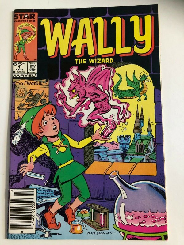 WALLY THE WIZARD #1 1985 MAERVEL / NEWSSTAND / VF+/-