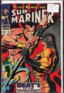 Sub-Mariner #6 (1968) Namor the Sub-Mariner