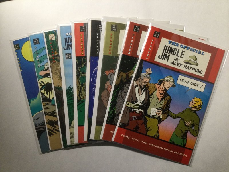 Official Jungle Jim 1-8 Annual 1 Near Mint Nm Pioneer