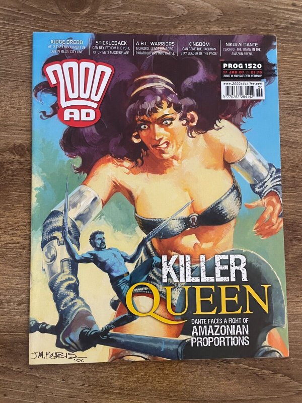 2000 AD Prog # 1520 VF-NM UK Comic Book Magazine Judge Dredd Zombo Dante 14 J265