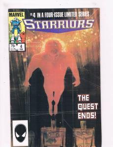 Starriors # 4 VF Marvel Comic Book Copper Age 1984 Space Series Issue TC1