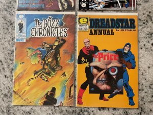 4 Comics Dreadstar Annual 1 Bozz Chronicles 1 Super Pro 2 Warheads 1 NM RH14