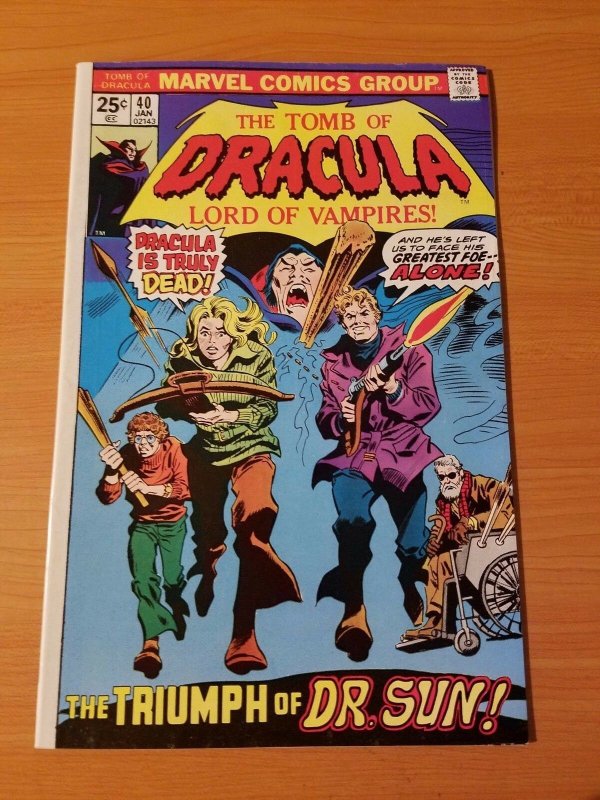 Tomb of Dracula #40 ~ VERY FINE - NEAR MINT NM ~ (1976, Marvel Comics)