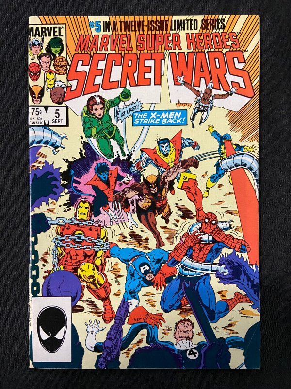 SECRET WARS COMPLETE 1-12  INCLUDES #8 1ST BLACK SPIDER-MAN COSTUME MOST VF/NM 