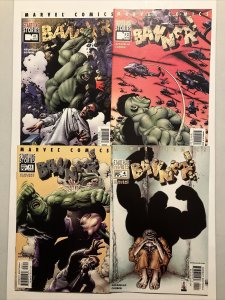 Banner #1 #2 #3 #4 Complete Set Lot Richard Corben Brian Azzarello 2001 Marvel