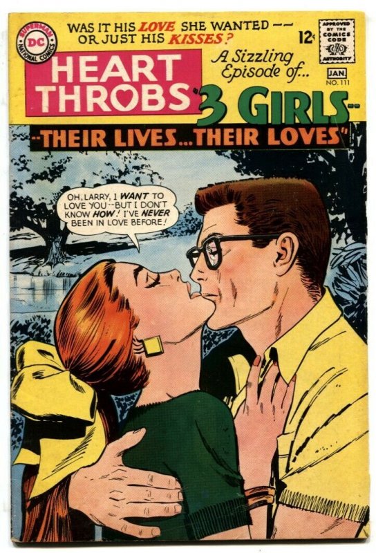 Heart Throbs #111 1968- DC Romance- Pregnancy VG