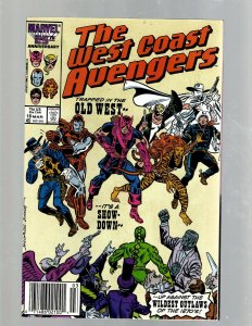 12 The West Coast Avengers Comics #17 18 19 20 23 24 25 42 44 61 Annual #1 2 GB2