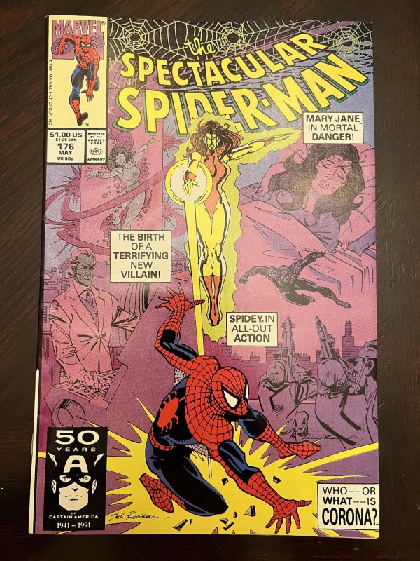 The Spectacular Spider-Man #176 Direct Edition (1991) - NM