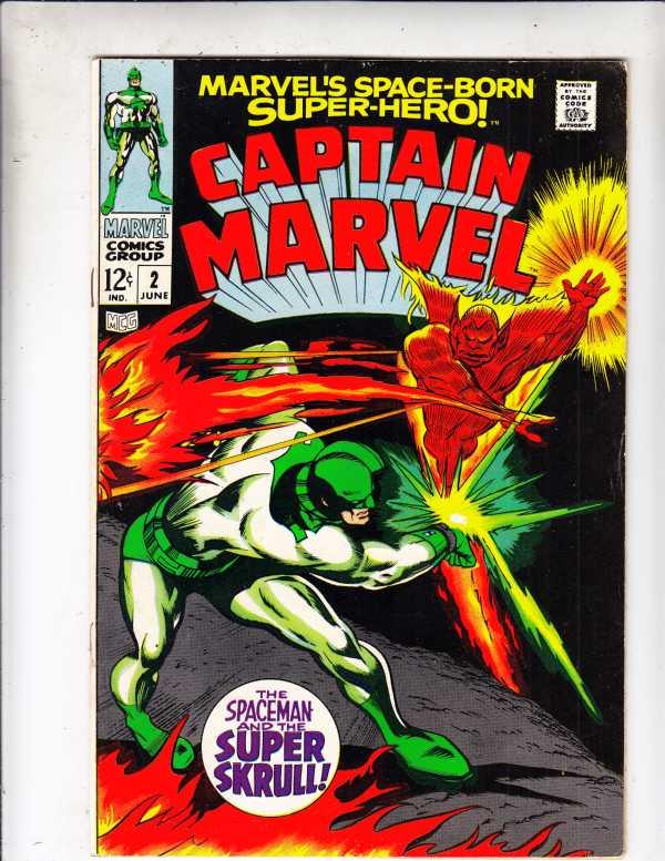 Captain Marvel #2 (Jun-68) VG Affordable-Grade Captain Marvel