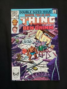 MARVEL TWO-IN-ONE (NM-) ISSUE #100, FANTASTIC FOUR, THE THING & BEN GRIMM 1983