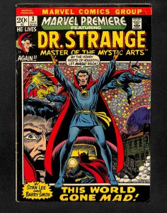 Marvel Premiere #3 VG 4.0 1st Doctor Dr. Strange in title! Comics