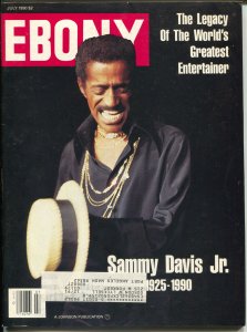 Ebony 7/1990-Sammy davis Jr-Milli Vanilli-Alfre Woodward-FN